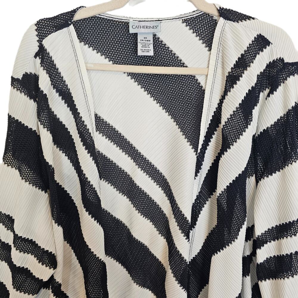 Catherines Kimono Plus Size Open Front Kimono Plu… - image 2